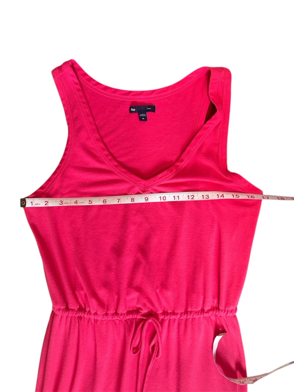 Gap Hot Pink Sleeveless Tank Maxi Dress size M - Picture 2 of 3